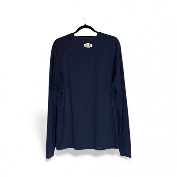 UNDER ARMOUR  Men's Large Dark Blue Long Sleeve Tee - Picture 2 of 6